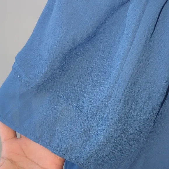 1. State Strapless Blue Maxi Dress Size Large - Picture 7 of 13